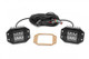 Kawasaki 2-inch Square Flush Mount Cree LED Lights - (Pair | Black Series)